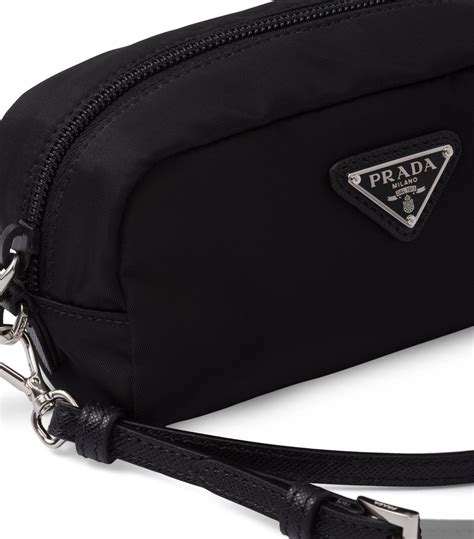 prada phone case re nylon|Prada nylon cosmetic bag.